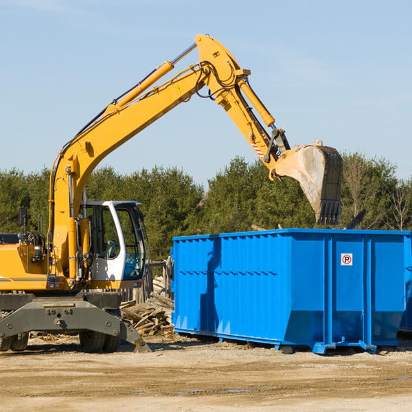 are there any restrictions on where a residential dumpster can be placed in Severn MD